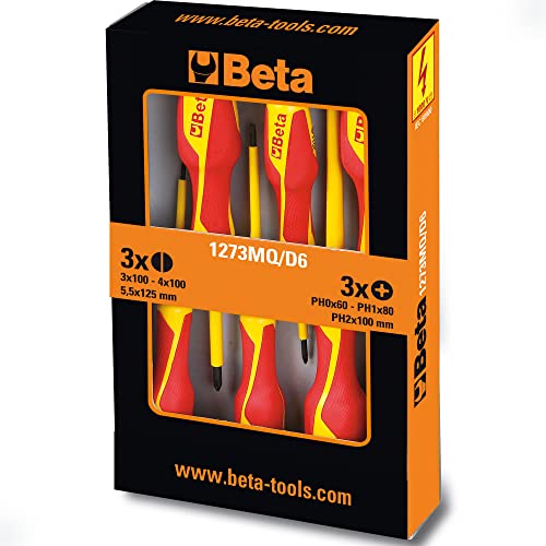 Beta 12730851 1273 MQ/D6-6 Screwdrivers Hanging Pack