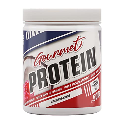 Bodybuilding Depot - Gourmet Whey Protein 500g | Fantastischer Geschmack | Cremige Konsistenz | Natürliche Zutaten | (Himbeere-Kokos)