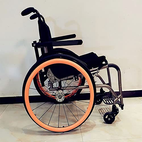 24-Zoll-Rollstuhl-Schieberandabdeckungen, Rollstuhl-Handschubabdeckung, Hinterrad-Sportrollstuhlabdeckung, rutschfest, verschleißfest, Griff und Traktion verbessern, 1 Paar,D