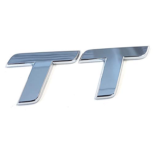Audi 8J0853741A2ZZ Schriftzug TT Emblem Logo Aufkleber Modellbezeichnung, chrom glänzend