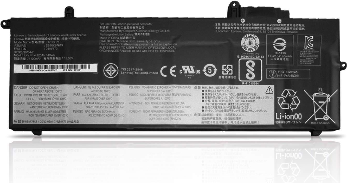 Lenovo Battery 6 Cell **New Retail**, 01AV470 (**New Retail**)