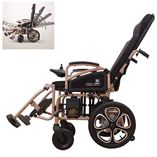 Elektrisches Wheelchair Lightweight Folding High Back Lithium Battery Portable Elderly Scooter