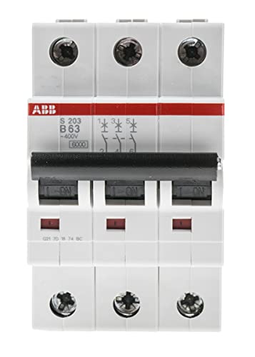 Abb Stotz S&j Sicherungsautomat B,6ka,63a,3p S203-b63