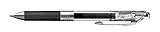 Pentel BL77TLE-AX Energel Pure Gel-Tintenroller mit Druckmechanik, 0,7 mm Kugeldurchmesser = 0,35 mm Strichstärke, nachfüllbar, 12 Stück, schwarz