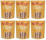6x Kellogg's Extra Original Knusprige Haferflocken 100% Vollkorn 375g-Packung