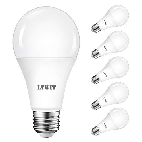 E27 LED Birne, 120W Kaltweiß 6500K, ultrahell 1800 lm, Matt, Classic LED Lampe (6er Pack) - LVWIT