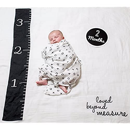 lulujo Baby Baby 's First Year Meilenstein Decke und Karten Set Loved Beyond Measure
