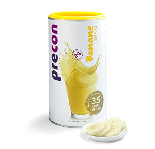 Precon BCM Diät Shake zum Abnehmen – Banane – 24 Portionen (480 g) – Mahlzeitenersatz für eine gewichtskontrollierende Ernährung