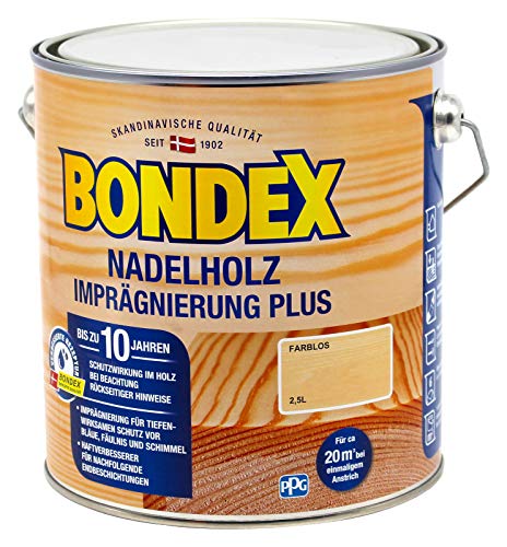 Bondex nadelholz imprägnierung plus farblos 4,00 l - 330912