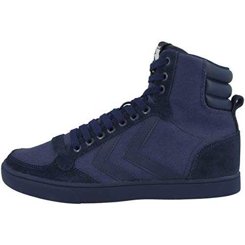 hummel Unisex-Erwachsene Slimmer Stadil Tonal HIGH Hohe Sneaker, Blau (Dress Blues 8628), 42 EU