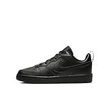 Nike Unisex Baby Court Borough Low 2 (TDV) Sneaker, Black/Black-Black, 19.5 EU
