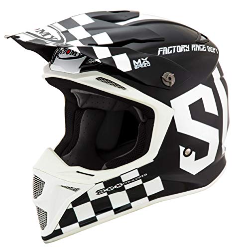 Suomy KSMS0007.6 MX Speed Master Black/White-XL Helm