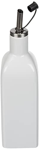Cilio Ölflasche Mezzo 0,35L, Keramik, weiß, 7 x 7 x 30 cm
