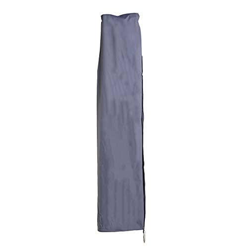 Mendler Schutzhülle HWC für Ampelschirm bis 3,5 m, Abdeckhülle Cover mit Reißverschluss - blau