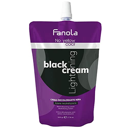 FANOLA Black Lightning Cream Schwarze Bleichcreme 500gr