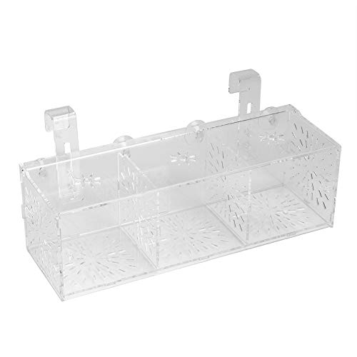iFCOW Fisch-Isolationsbox aus Acryl, transparent, für Aquarien, Brutkästen
