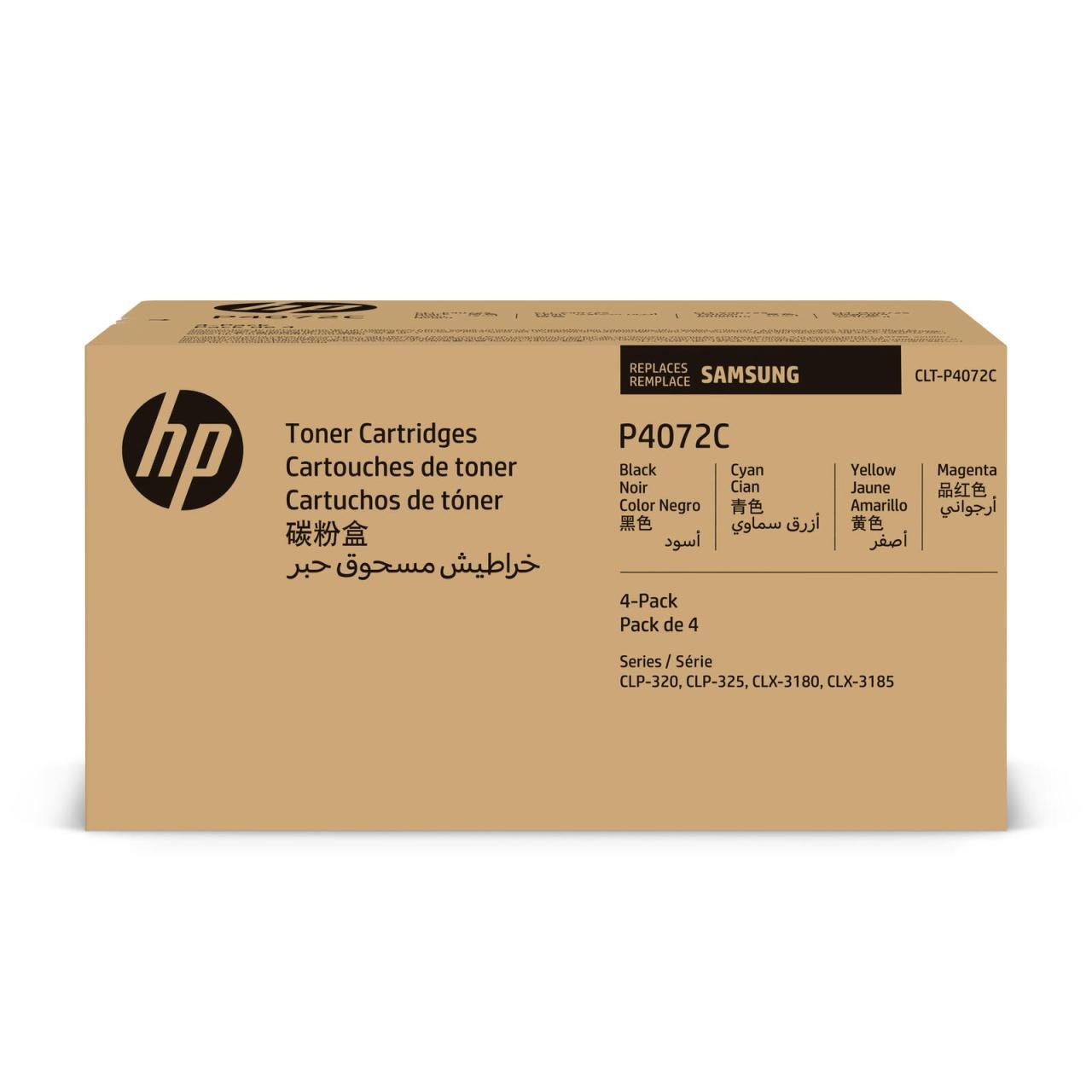 HP Original CLT-P4072C Rainbow-Kit Toner schwarz cyan magenta gelb 4.500 Seit...