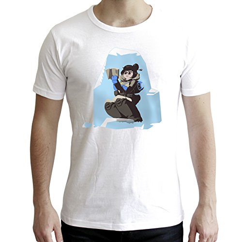 ABYstyle – Overwatch – T-Shirt – MEI – Herren – Weiß (XS)