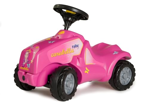 Rolly Toys 132423 - rollyMinitrac Carabella (Rutschfahrzeug, Flüsterlaufreifen, mit Hupe, ergonomisch, Kniemulde, Alter 1,5-4 Jahre)