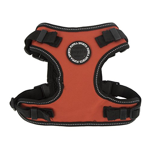 Puppia PLRA-HF9323 Geschirr Trek Safety Harness F, L, orange