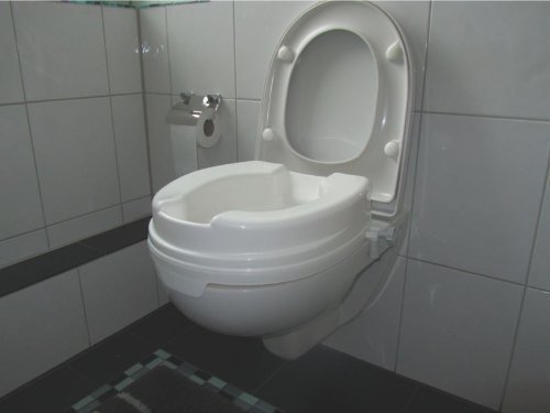 Toilettensitzerhöher 10 cm ohne Deckel Relaxon Basic - Toilettensitz Toilettensitzerhöhung Wcstuhl