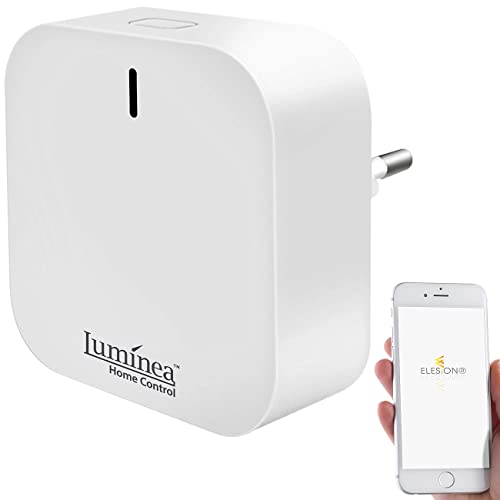 Luminea Home Control WLAN Bridge, Bluetooth: WLAN-Gateway mit Bluetooth-Mesh für Smart-Home-Geräte mit ELESION (Internet Gateway, Bluetooth)