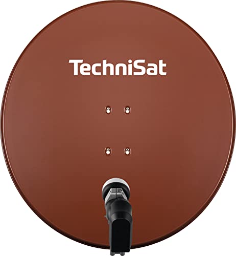 TechniSat satman 850, 40 mm quatro-switch-lnb, ziegelrot (sat-antenne 85 cm mit quad-lnb)