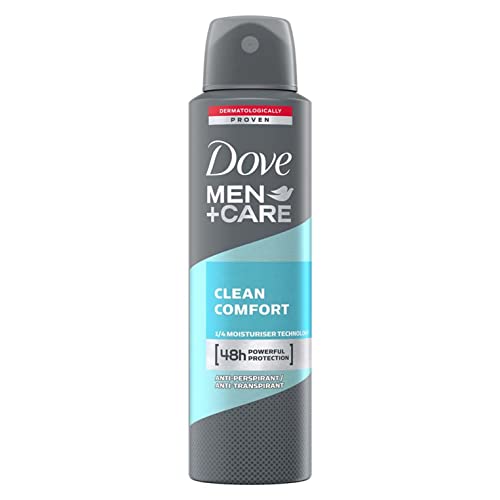 Dove Men+Care Clean Comfort Deospray, 6er-Pack (6 x 150 ml)