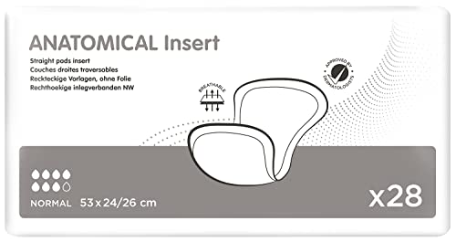 ID Anatomical Insert Normal without Strip (53x24 cm) - Ontex Inkontinenzeinlagen bei Blasenschwäche