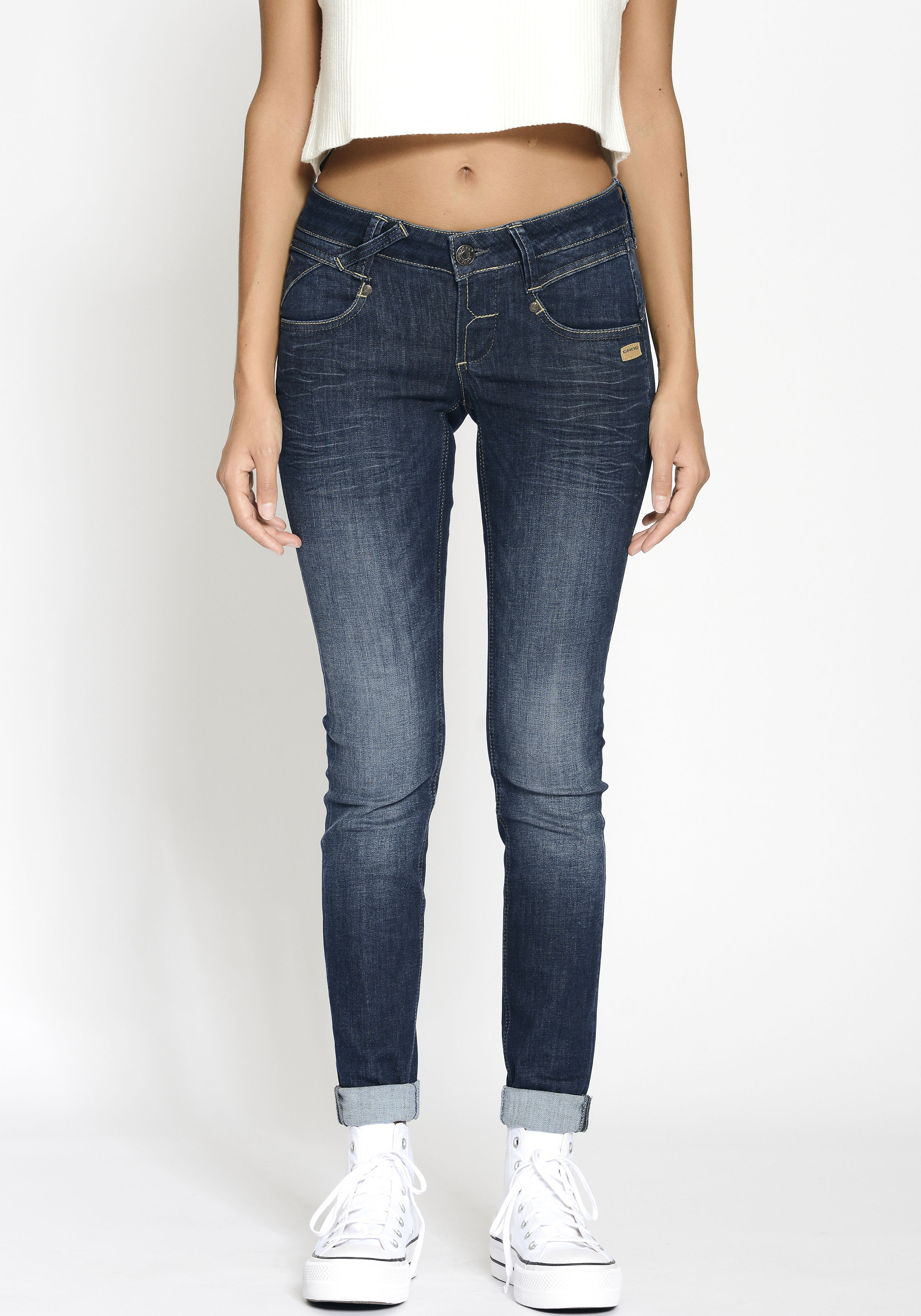 GANG Skinny-fit-Jeans »NENA« mit modischer Waschung