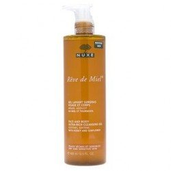 Nuxe Rêve de Miel -Reinigungsgel für trockene Haut - Gesichts- und Körperpflege (1 x 400 ml)