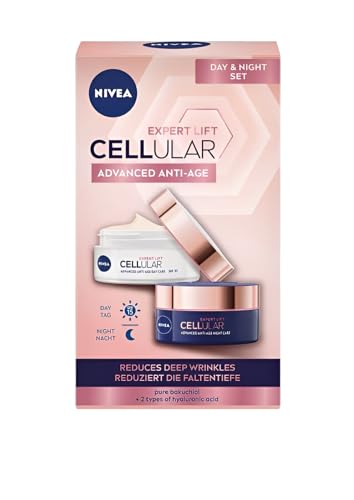 NIVEA Cellular Expert Lift Day cream + night cream, Special price, 2 pcs x 50 ml
