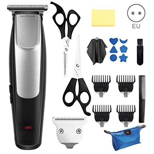 iFCOW Kids Hair Trimmer, Electric Hair Clipper Set for Kids Men Rechargeable Cordless Hair Trimmer Cutting Machine with Hairdressing Kit