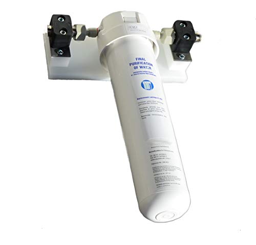 Aquadea® Untertischfilter Wasserfilter OKATO Solo Quick Change System - Carbon-Block Aktivkohleblock mit Hohlfaser-Membran-Keimsperre, Filterpatronen Wechsel innerhalb 1 Minute - selbst machen - unschlagbar - hygienisch - einfach