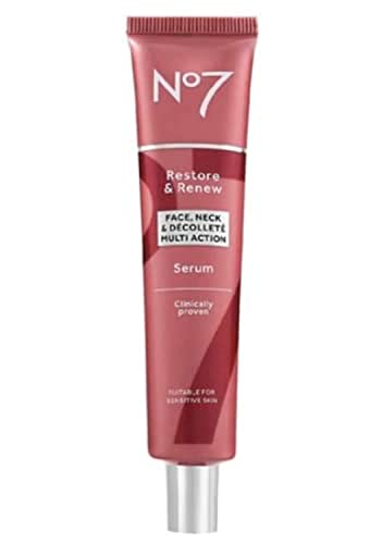 Boots No 7 Restore and Renew Face and Neck Multi Action Serum, groß, 50 ml