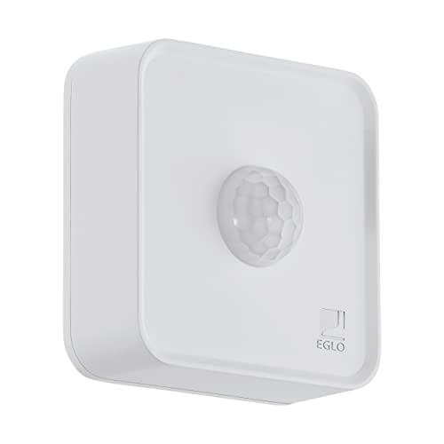 EGLO connect.Z Smart-Home Bewegungsmelder, ZigBee, batteriebetrieben, App-Steuerung, Sensor für EGLO connect.Z Leuchten aus Kunststoff in Weiß, IP44