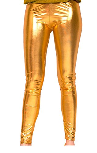 Folat 61715 - Legging Metallic, L-XL, Gold