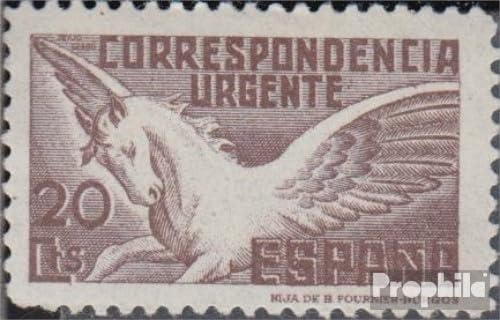 Prophila Collection Spanien 781I (kompl.Ausg.) mit Druckvermerk postfrisch ** MNH 1937 Eilmarke (Briefmarken für Sammler) Pferde/Zebras