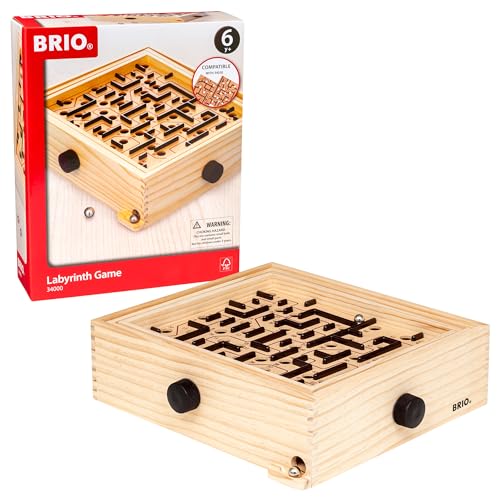 BRIO 34000 - Labyrinth - Der schwedische Geschicklichkeits-Klassiker - Für Kinder ab 6 Jahren