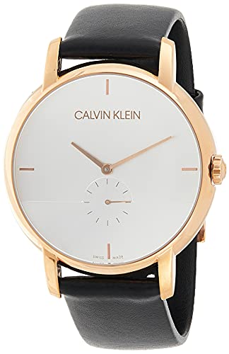 Calvin Klein K9H2X6C6 Herren-Armbanduhr, Quarz, silberfarbenes Zifferblatt