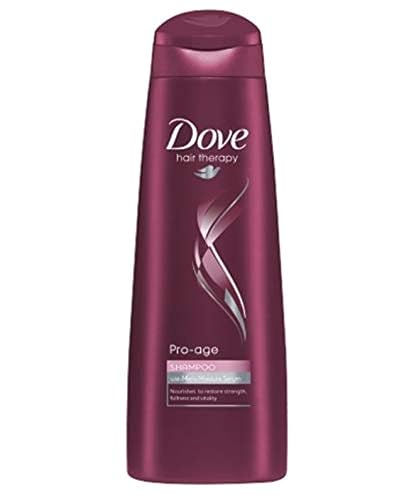 6 x Dove Hair Therapy Shampoo - Pro Age - zur Pflege trockener Haare - 250 ml