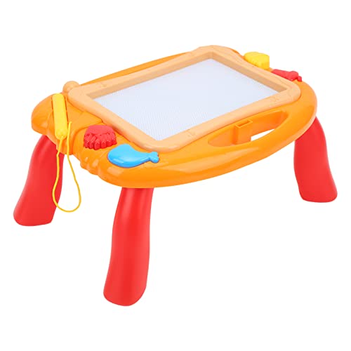 cersalt Multifunktions-Magnet-Zeichnungsspielzeug, 4-Farben-Display Pädagogisches Magnet-Zeichnen-Tablet-Schreibtischspielzeug zum Spielen