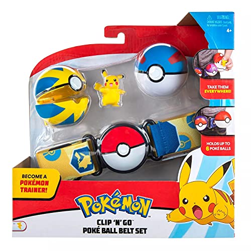 Pokemon 9776 Clip 'N Go Poke Ballgürtel Pikachu