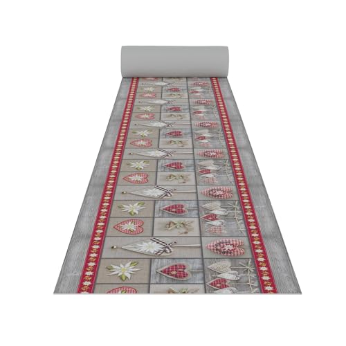 Italian Bed Linen Läufer Made in Italy mit Digitaldruck, Tirol 50 x 250 cm