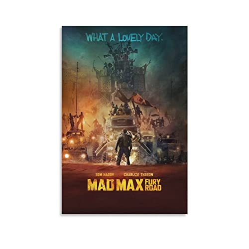 TSALF Leinwand Bilder Kein Rahmen Film Mad Max Fury Road Fleet Battlets Gemälde Leinwand Poster Drucke Wandkunst Bild 50x70cm