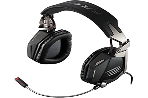 Mad Catz F.R.E.Q.5 Stereo Headset mit abnehmbaren Mikrofron (3,5mm Klinkenstecker, Soundmodus 2.0, USB), Matt Schwarz