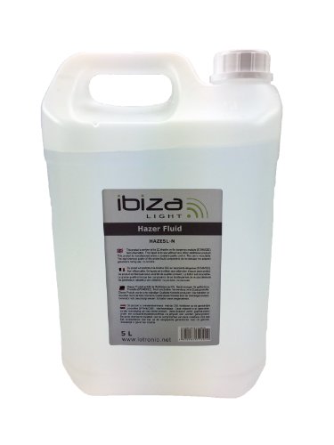 Ibiza HAZE5L Flüssigkeit für Nebelmaschinen, Schwarz