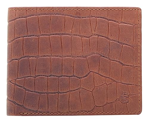 Esquire Dallas Croco Geldbörse RFID Schutz Leder 11 cm