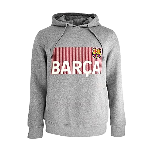 FC Barcelona Hoddie Sweatshirt Grey Barça