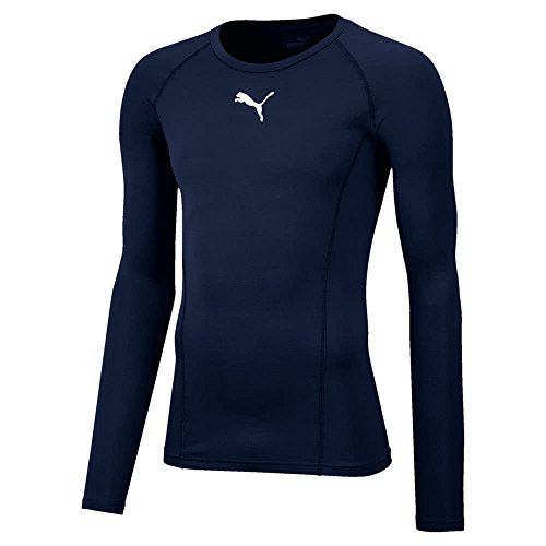 Puma Herren Liga Baselayer Tee Ls Shirt, blau Marine(Peacoat), 52/54